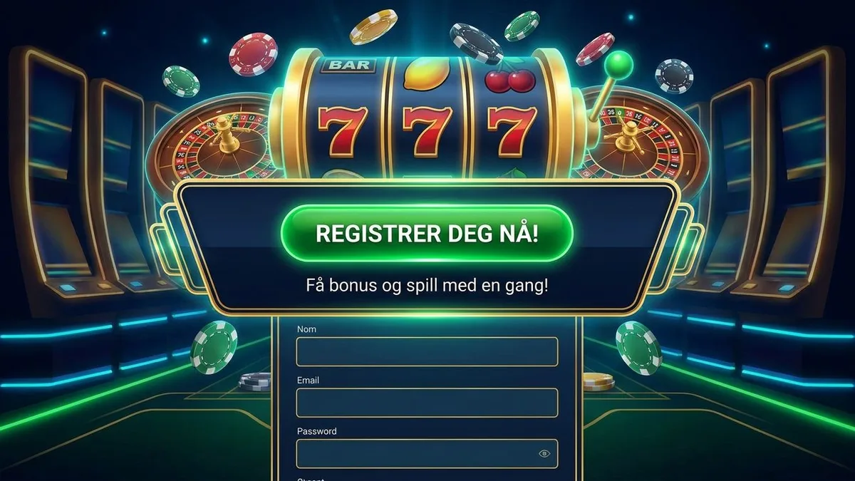 Registrer deg med bonus
